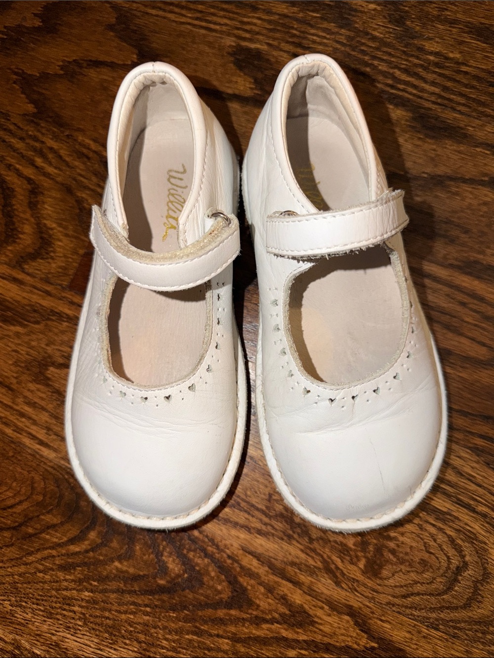 Willits Barbara Mary Jane Shoes Velcro Leather Girls 11.5